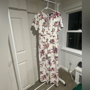 Floral shorts cape set